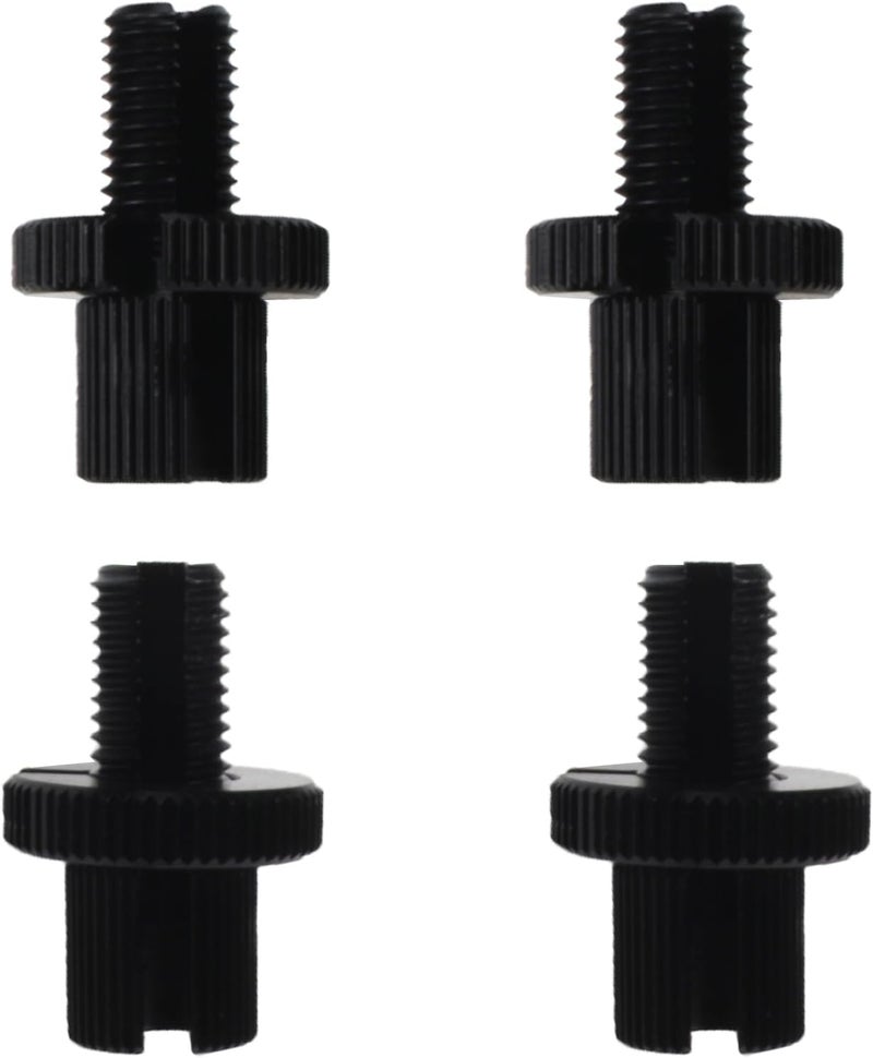 Nihfien 4 PCS M10 Clutch Brake Cable Adjuster Screw,Universal Brake Clutch Cable Line Adjuster Screw Adjusting Nut Bolt with Slotted 10MM for Motorcycle Motorbike Moped Scooter Dirt Bike-Black - Image 1